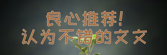 良心推荐！认为不错的文文